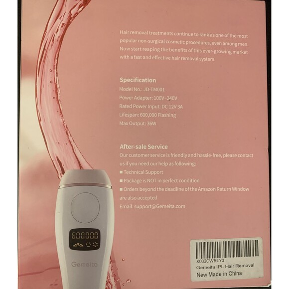Gemeita Professional IPL Hair Removal for Women and Men - Picture 2 of 5